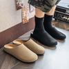 Мужская обувь Birkenstock большого размера, мягкая подошва, обувь Мюллер, ретро, стиль old money, без задника, на толстой подошве, ленивые шлепанцы
