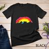 Tie Dye Badger Rainbow Print Skunk Ferret Hippie Peace Gift Unisex T-shirt
