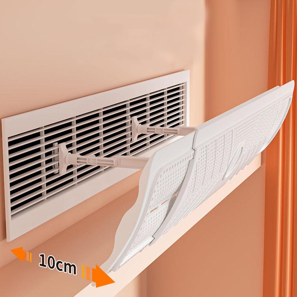 Air Conditioning Windshield Adjustable Air Conditioner Wind Deflector Anti-Direct Blowing Wall-Mounted AC Air Outlet Baffle