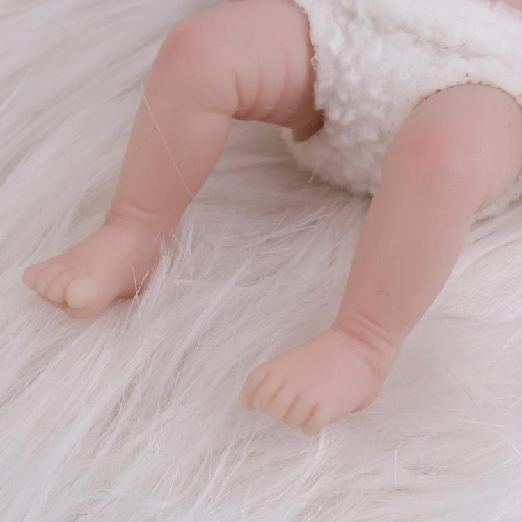 Милая Маленькая Кукла Малыш Мини Кукла Реалистичные Куклы Новорожденные Силиконовые Полностью