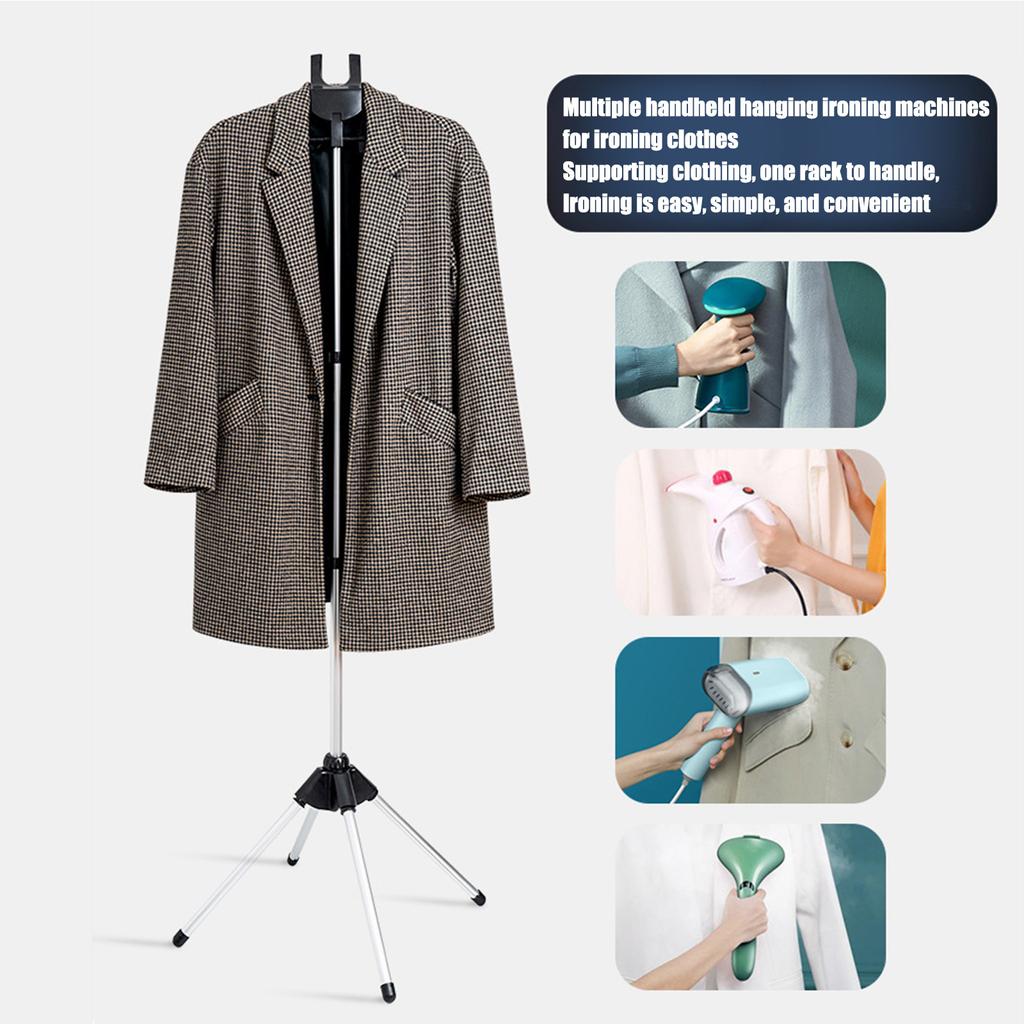 Регулируемая тренога для вешалки с вешалкой для дома и офиса, портативная и прочная конструкция для удобного хранения