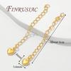 10-20pcs 18K Gold Plated 5cm Extension Chain For Jewelry Making,Necklace Extender,DIY Connectors For Bracelets Accessories