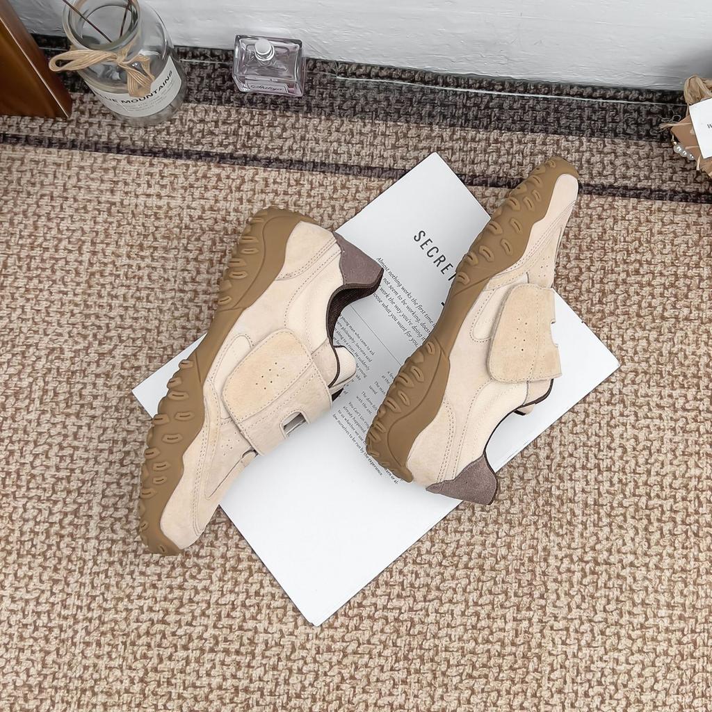 Grape Mother Summer New Big Head Cute Ugly Sneakers 2025 Fashion Korean Version Big Head Retro Dad Shoes Women's Outer Wear