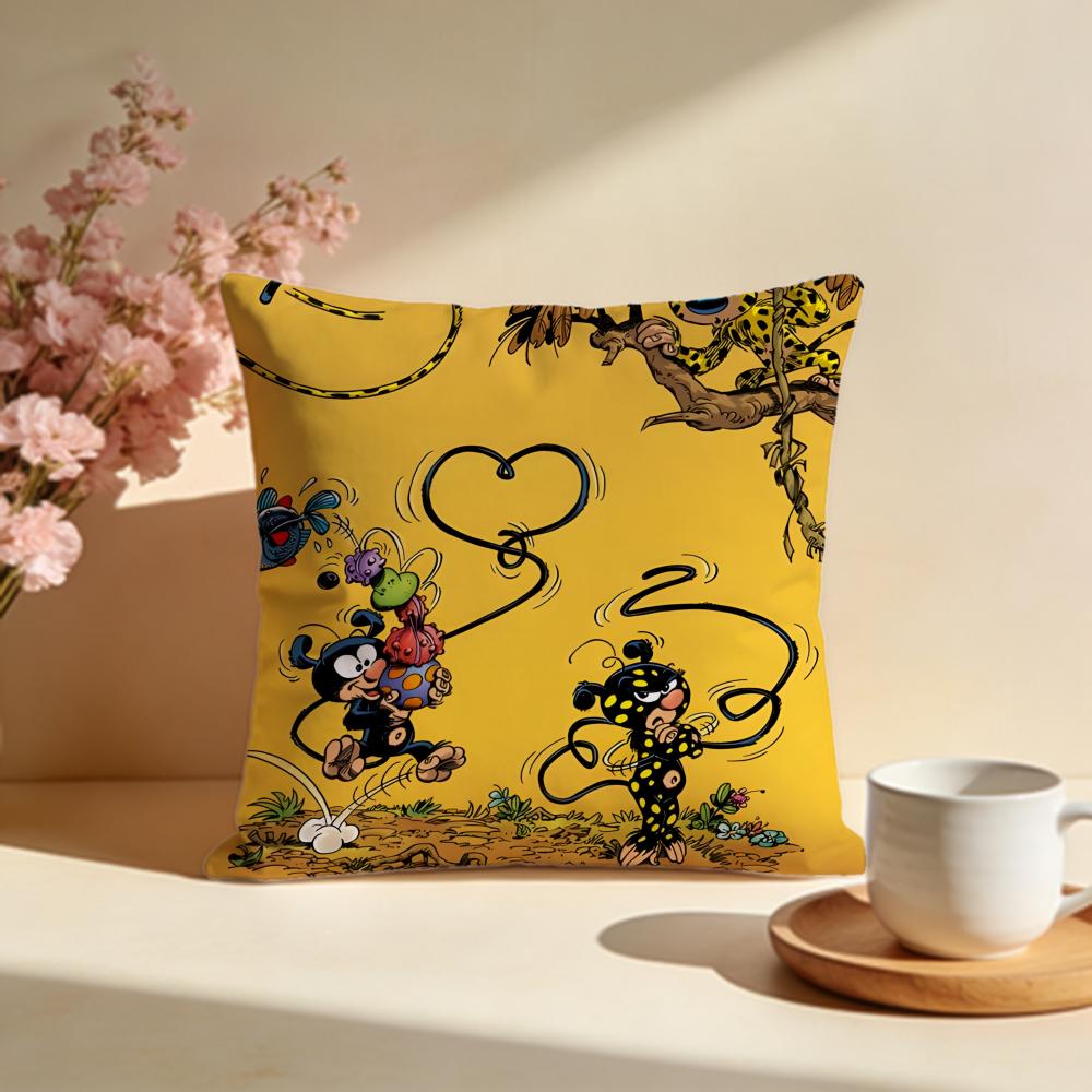 Popular MMarsupilamiful Cushion Cover Stylish Washable Pillow Cover Ideal for Couch Bedroom Car Decoration