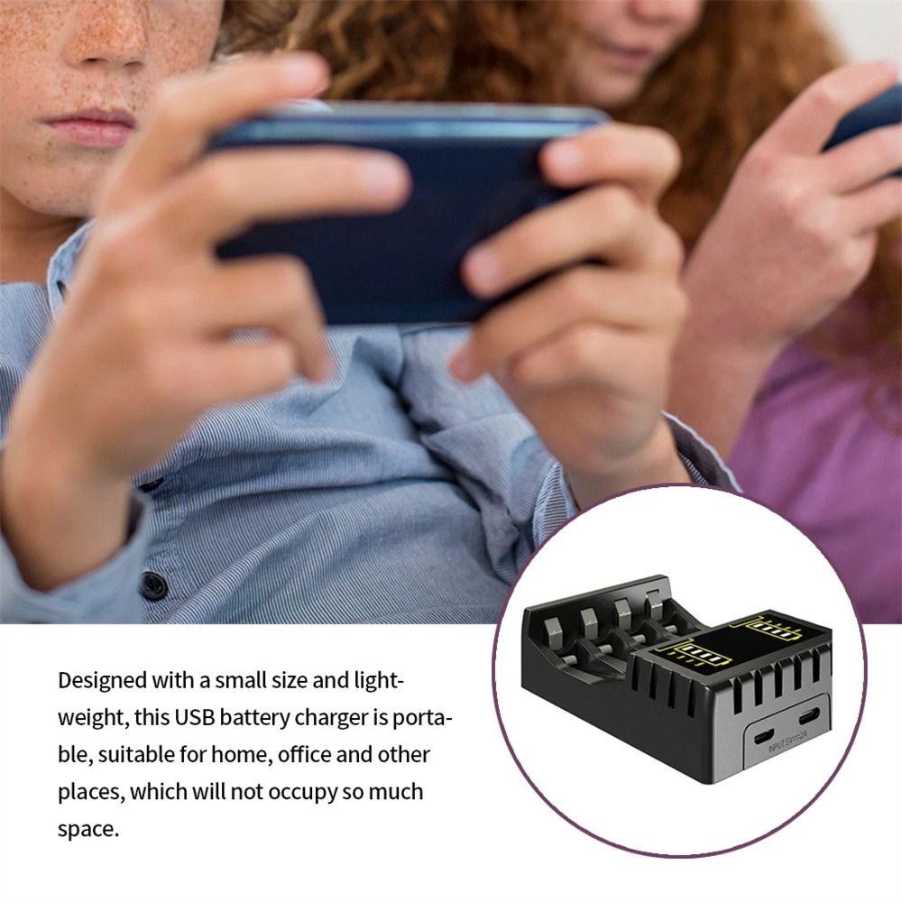 Chargering Ni-MH/Ni-Cd AAA/AA Charger Battery USB Charger Battery Charger Battery Fast Charger