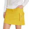 7555 MUS Back Pocket Stretch Cargo Sizes Del Sol Golf Plus Size Skirt, Mustard, M-3L, Golf, Women's Wear, (M)