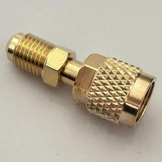 Латунный адаптер для хладагента Устойчивый к ржавчине и коррозии R32/R454B Кондиционер Обратный