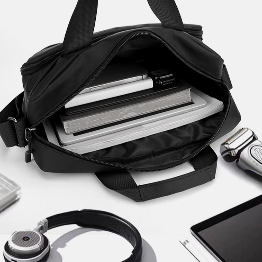 Large-capacity Men Business Briefcases Oxford Cloth Crossbody Sling Bag Simple Laptops Handbag Man