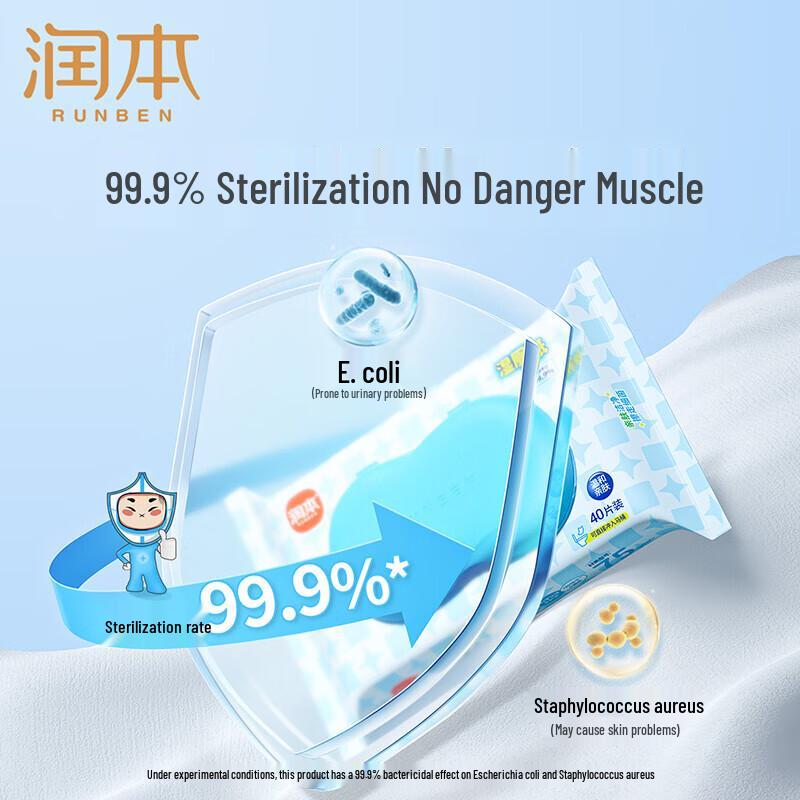 Runben Wet Toilet Wipes