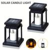 Солнечные фонарики, мерцающие беспламенные светодиодные свечи, солнечные фонари для сада, наружные подвесные украшения для стола, патио, украшения для вечеринок на открытом воздухе