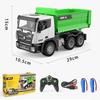Самосвал Радиоуправляемая машина Инженерная машина для детей Многофункциональная Строительная машина Радиоуправляемая машина Беспроводное Вращение на 360 градусов Светодиодные фонари Сплав