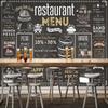European Style Fashion Graffiti 3d Wallpaper Blackboard English Letter Restaurant Cafe Bar Background Wall Mural Decor Frescoes