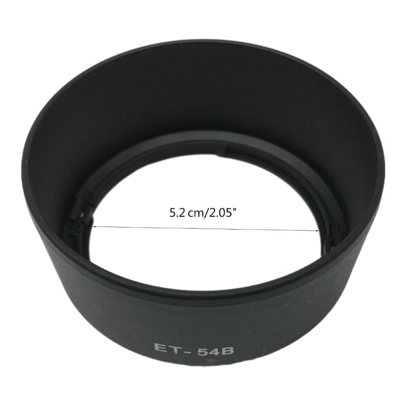Бленда для объектива ET-54B ET54B для камер EF-M 55-200mm STM EOS-M3-M10 Блокиратор солнца Уменьшение бликов - 52мм