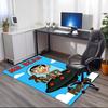 Custom Name Mr Bean Printed Carpet, Rug for Office Chair Living Room Bedroom Kitchen Room Decor Gifts.