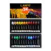 Acrylic Paint Set: 12 or 24 Colors In 12ml or 60ml, Waterproof, Hand-Painting DIY Kit