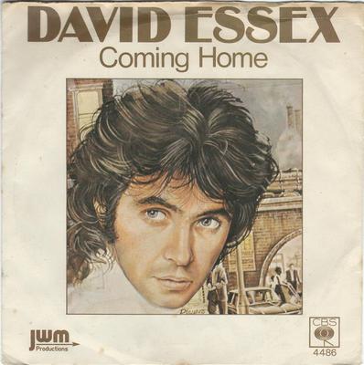 7-дюймовая пластинка DAVID ESSEX - Coming Home SCBS4486 CBS 1976 UK Pop Б/у