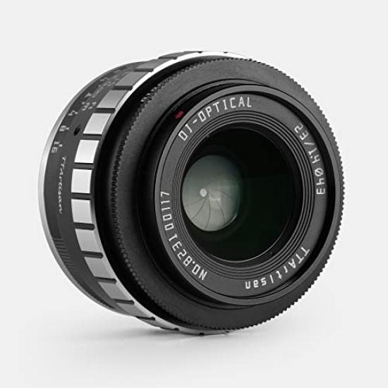 TTArtisan 23mm Manual Large Aperture Lens for Canon EOS M Mount Cameras F1.4 APS-C (M1, M2, M3, M5, M6, M6II, M10, M100, M50)