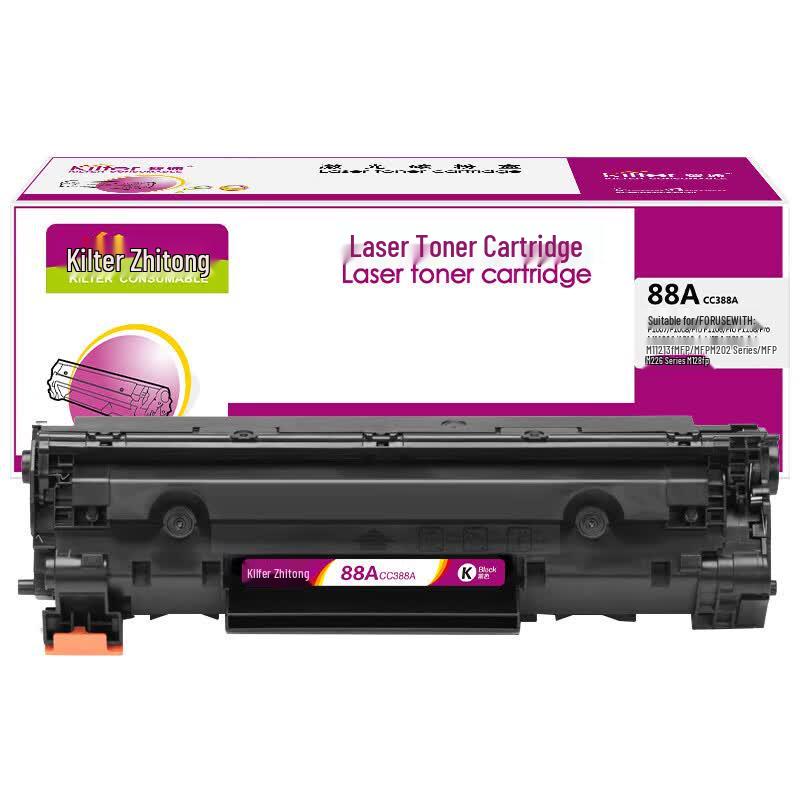 KILter Compatible HP 88A CC388A Black Toner Cartridge
