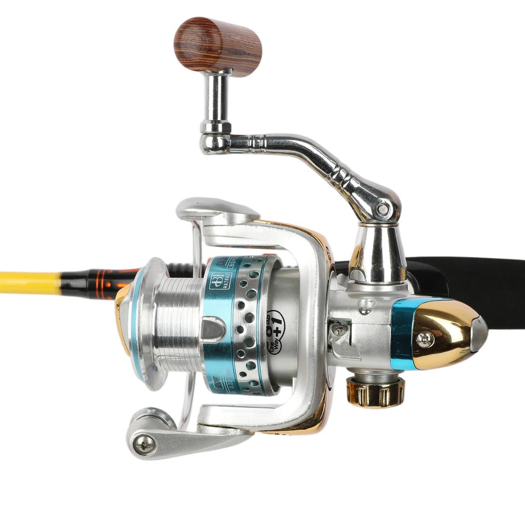 High Quality Double Fish D3-20F Spinning Reel - Alloy Material 5.1:1 Gear Ratio Fishing Accessory for Fishing Lover