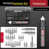 Немецкий аккумуляторный ручной автоматический электрический набор отверток - Маленький бытовой инструмент с литиевой батареей