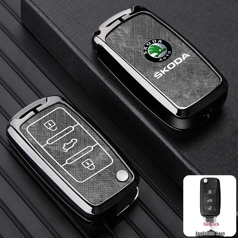 Чехол для ключа Skoda для моделей Octavia, Superb, Kamiq, Scala, Karoq, Yeti