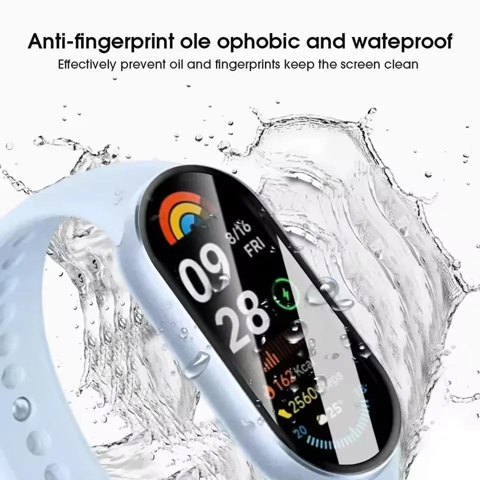 1-5 шт. Защитная пленка для экрана для Xiaomi Mi Band 10, изогнутая, полное покрытие, защитная пленка для Mi Band 10 9, аксессуары-защитники