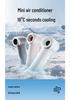 New 25-Year Portable USB Mini Fan with Digital Display – Outdoor/Desk Use, Strong Wind, Ideal Gift
