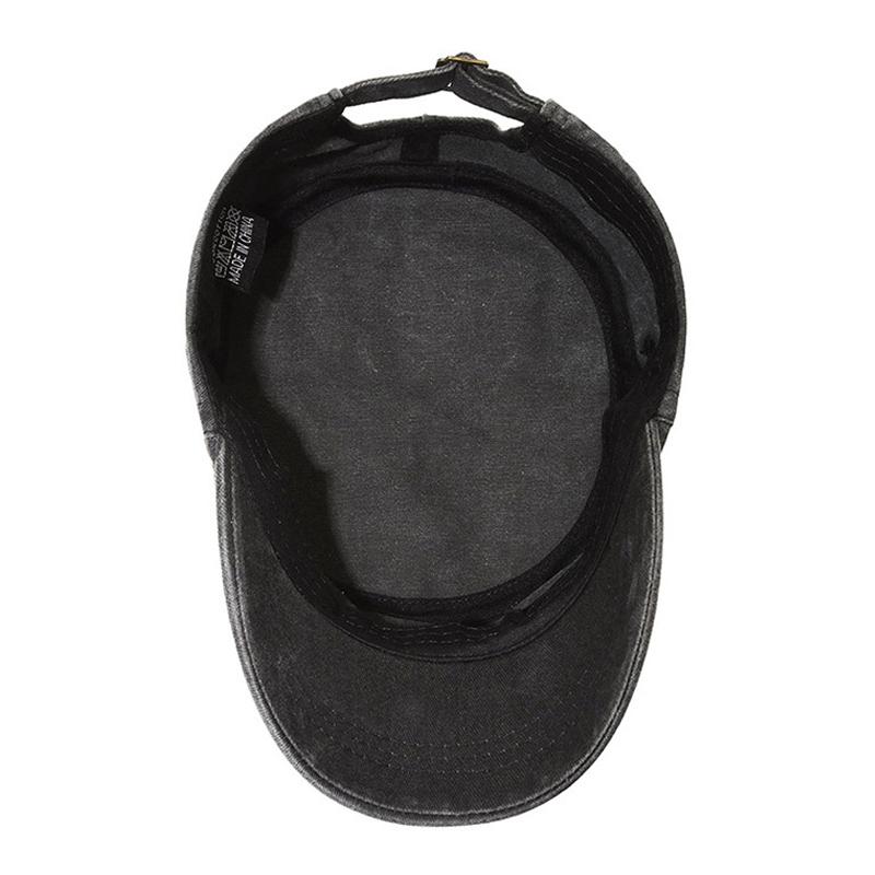 Мужская шляпа с плоским верхом, хлопковая кепка, молодежная шляпа с зонтиком для рыбалки на открытом воздухе, военные кепки, армейские козырьки, шляпа, тренировочные кадетские кепки