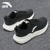 Anta Running Series Fabric Synthetic Leather Comfortable Versatile Shock Absorbing Non-Slip Low-Top Running Shoes Women Sneaker Black 922345527-6