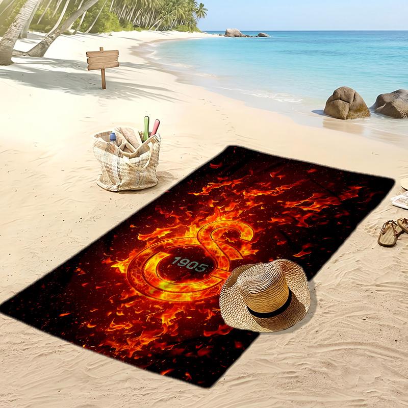 Galatasaray Printed Beach Towel Quick Dry Soft TowelPortable Large Rectangular Beach Blanket for Travel Swimming Pool