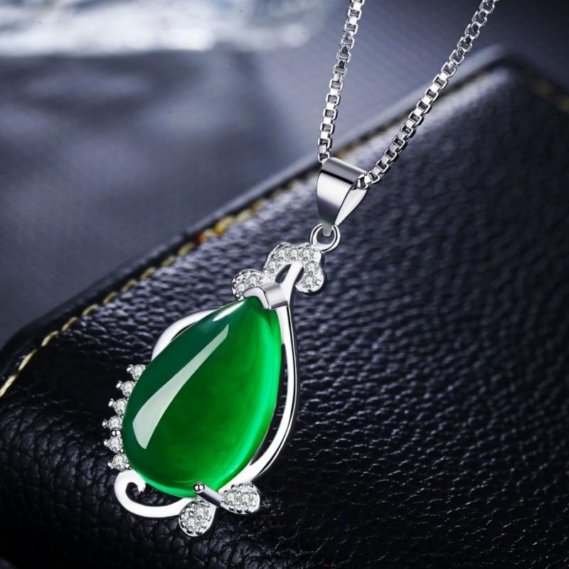 BELLA BOX Новый темпераментный кулон с каплей воды и цирконом, женская модная цепочка на ключицу, очаровательная цепочка на свадьбу, помолвку, ювелирные украшения