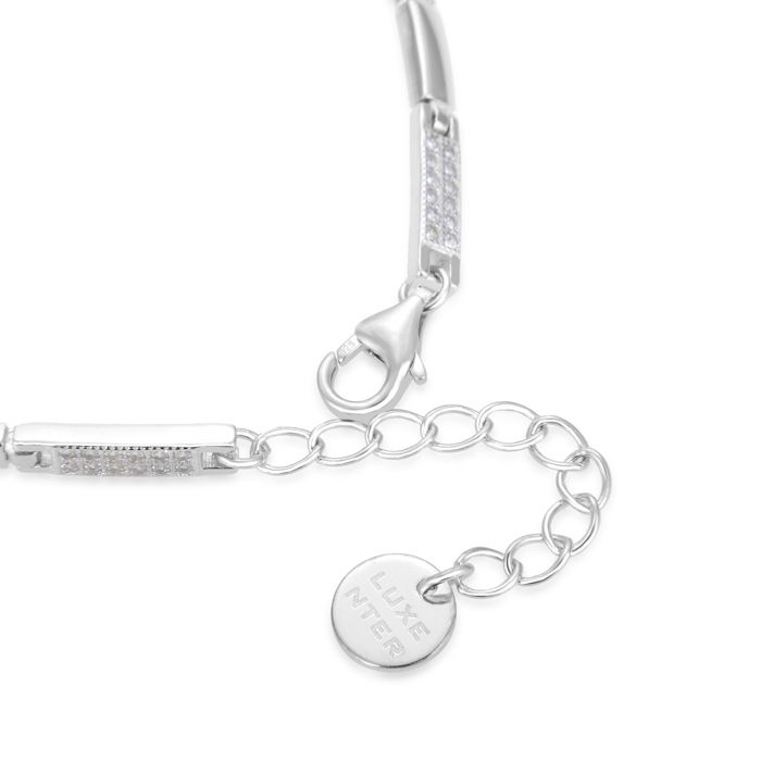 Bracelet - LUXENTER - Kinusi - Argent 925 - Zircone - Taille unique