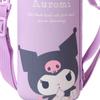Sanrio Stainless Steel Bottle with Cold Storage Name Space One Touch Direct Drinking 091057 Cover, Kuromi, Children, Only, Capacity 470mL, Included,