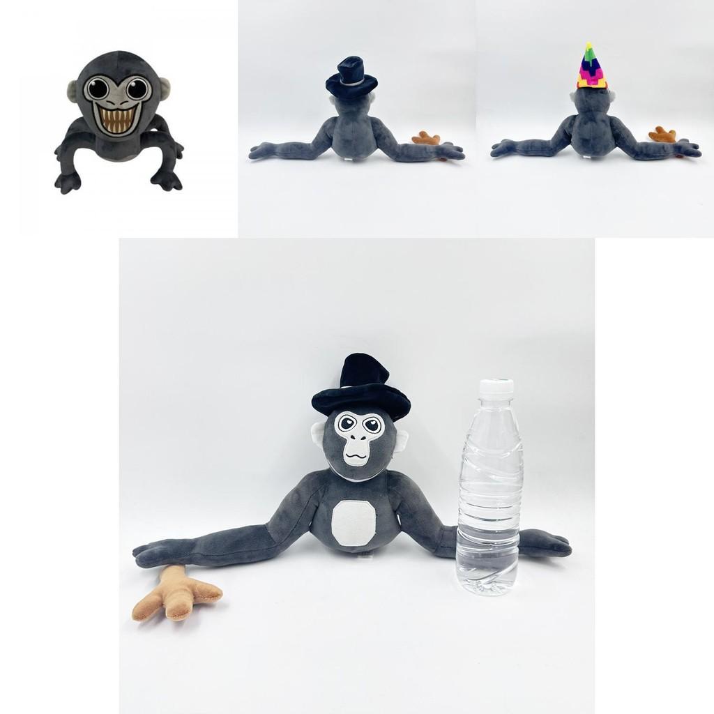 Adorable Gorilla Tag Monke Stuffed Animal Doll With Hat Short Plush 25cm