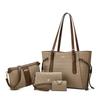 2025 Fall Winter New Fashion Shoulder Crossbody Tote Mother-Daughter Bag 4-Piece Set, Large Capacity Multi-Function Women's Bag for Work & Casual