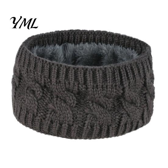 Thermal Ear Muffs for Running Winter Knitted Headband Women, Soft Fleece Lined Hair Gear Women Band, Thickened Plush Warmer Cold Weather Outdoor