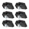 6pcs Truck Bed Cover Clamps 1112514 Aluminum Low Pro Truck   Mounting Clamps for Most Truck Beds