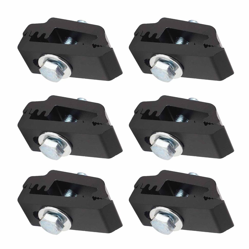6pcs Truck Bed Cover Clamps 1112514 Aluminum Low Pro Truck Mounting Clamps for Most Truck Beds