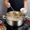 Индукционная горячая кастрюля San Jiao Long из нержавеющей стали 304