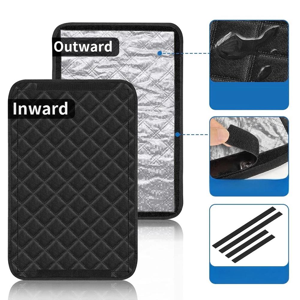 Водонепроницаемая складная шторка-тент для автодома, трейлера-путешественника 63,5*41 см, шторка-тент для автодома, компонент для кемпинга, туризма