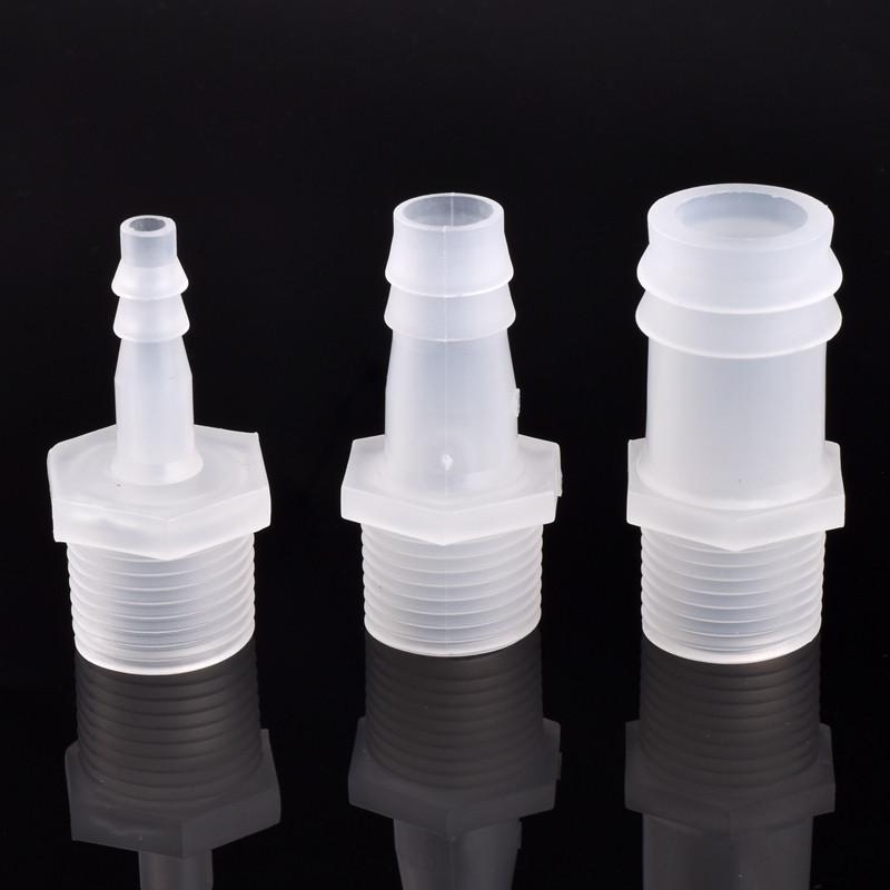 G1/2" 3/4" Male Thread 4~25mm Direct Connector Aquarium Tank Hose Joint Garden Irrigation Water Tube Barb Joint 5~200Pcs/Lot
