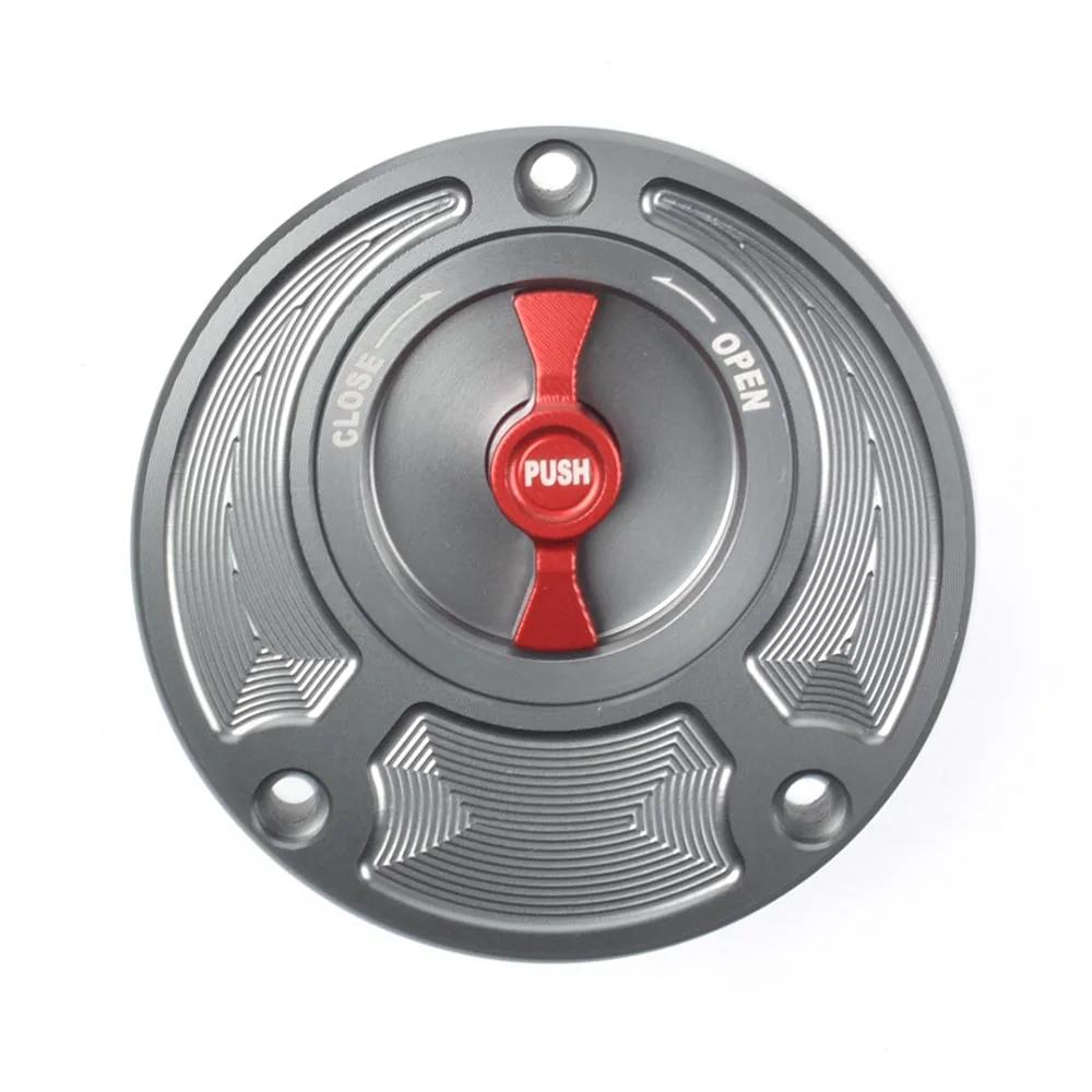 For Yamaha FZ6 FZ6R FZ1 R1 R6 R6S CNC Fuel Gas Tank Cap Cover Aluminum Keyless Motorcycle Accessories All years