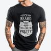 Потрогай мою бороду и скажи, что я красивый бородатый мужчина Графические футболки Модные и трендовые футболки для мужчин