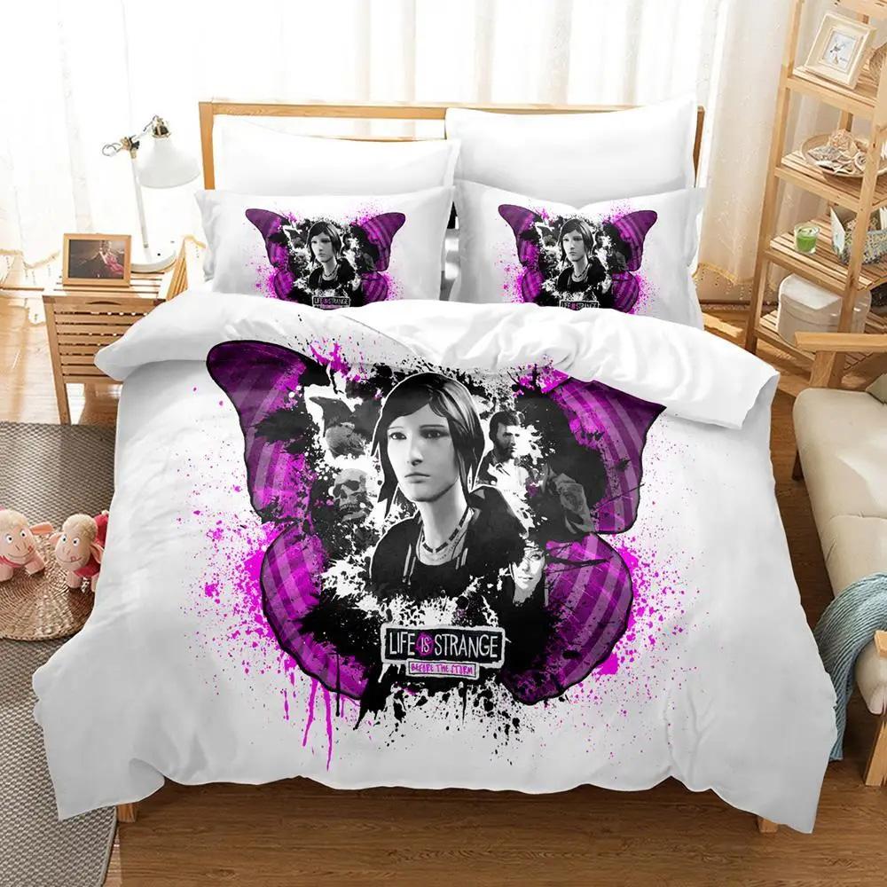 Game Life Is Strange Before The Storm Bedding Set Boys Girls Twin Queen Size Duvet Cover Pillowcase Bed Kids Adult