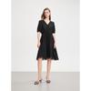 ELLE Women's V-Neck Slimming Mini Dress