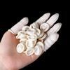 100PCS Disposable Finger Cover Natural Rubber Gloves Non-slip Anti-static Latex Finger Cots Fingertips Protector Gloves Nail Art
