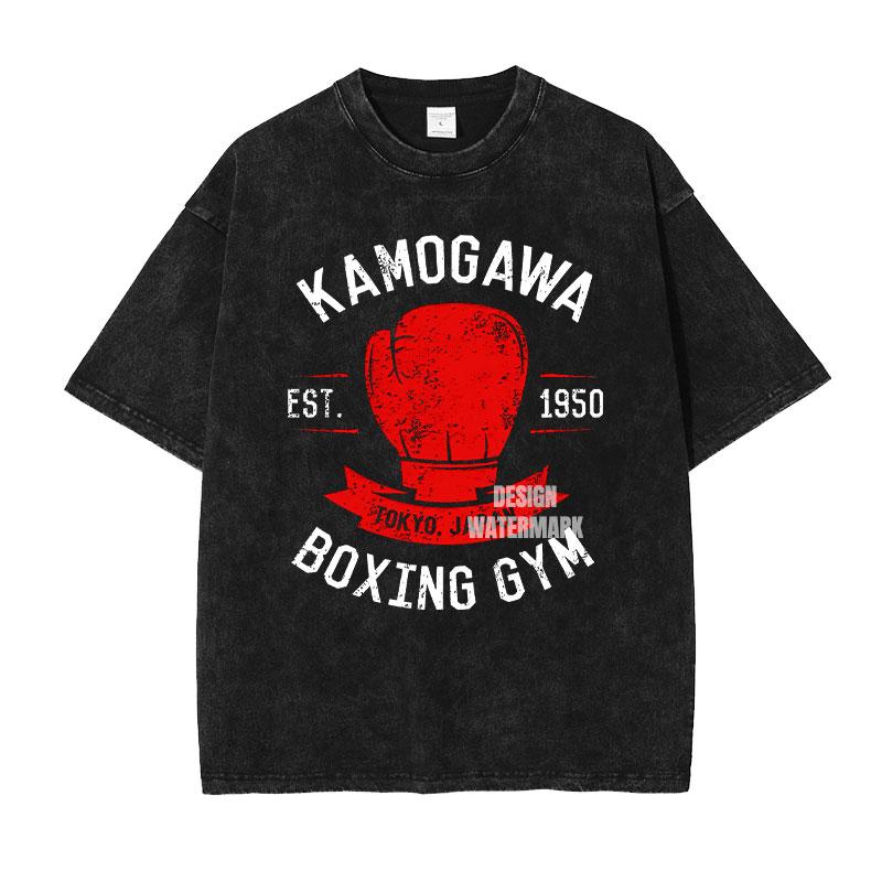 Аниме MMakunouchi IIppo Футболки Оверсайз Винтажные Стиранные HHajime no Ippo Футболка Манга The FFighting Футболка для Мужчины Хлопок