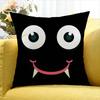 Black And White Eyes World Various Sizes Square Pillow Case For Car Home Bedchamber Decor