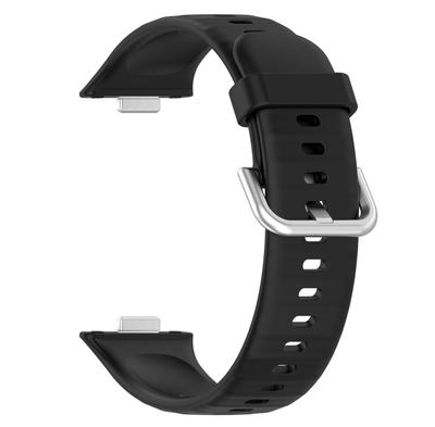 [SHEAWA] для HUAWEI WATCH FIT 3/4 Pro/4 Band, Ремешок, Сменный ремешок, Силикон, Гибкий ремешок, Аксессуары (черный)