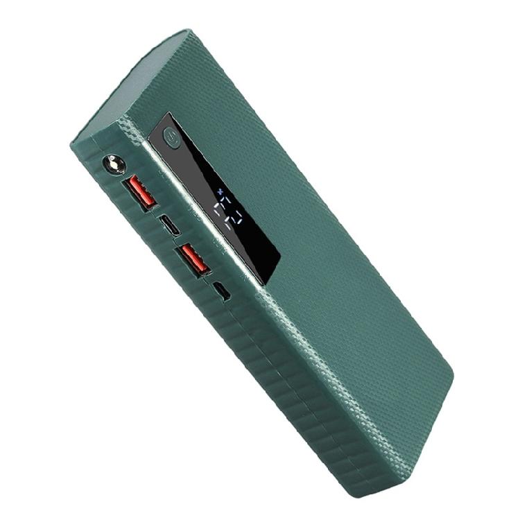 LED Display Power Bank Cases DIY Shells 22.5w Battery Charger Cases LED Light